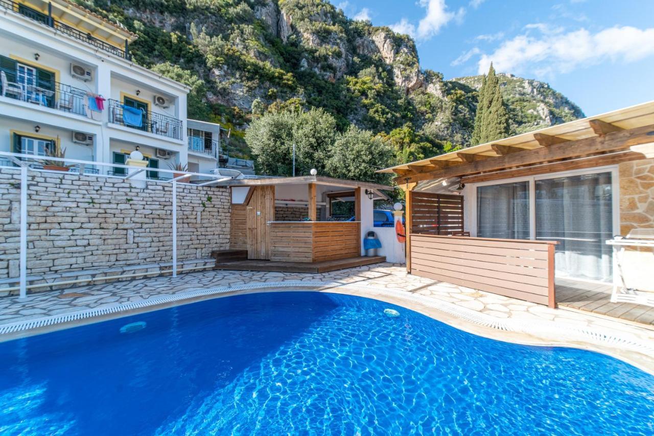 Captain Spiros Studios Paleokastritsa Exteriér fotografie